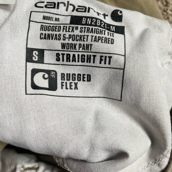 Carhartt straight fit, khaki color jeans - Picture 7 of 13